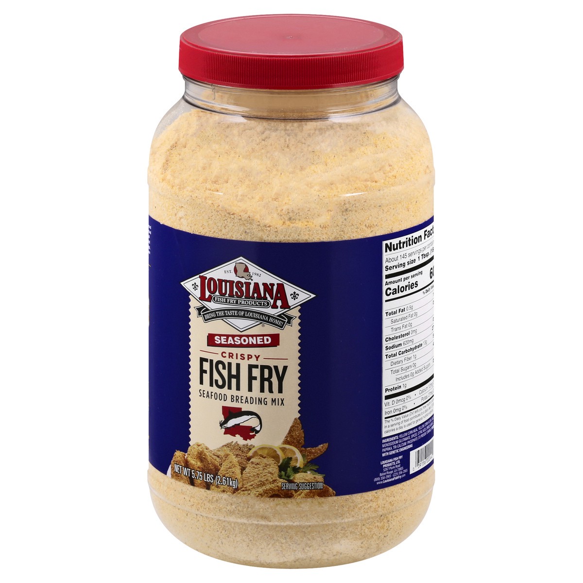 slide 4 of 9, Louisiana Fish Fry Seafood Breading Mix, 5.75 lb