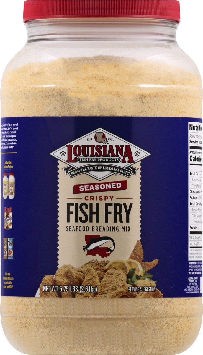 slide 5 of 9, Louisiana Fish Fry Seafood Breading Mix, 5.75 lb