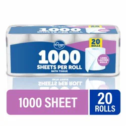 Kroger® 1000 Sheets per Roll Toilet Paper
