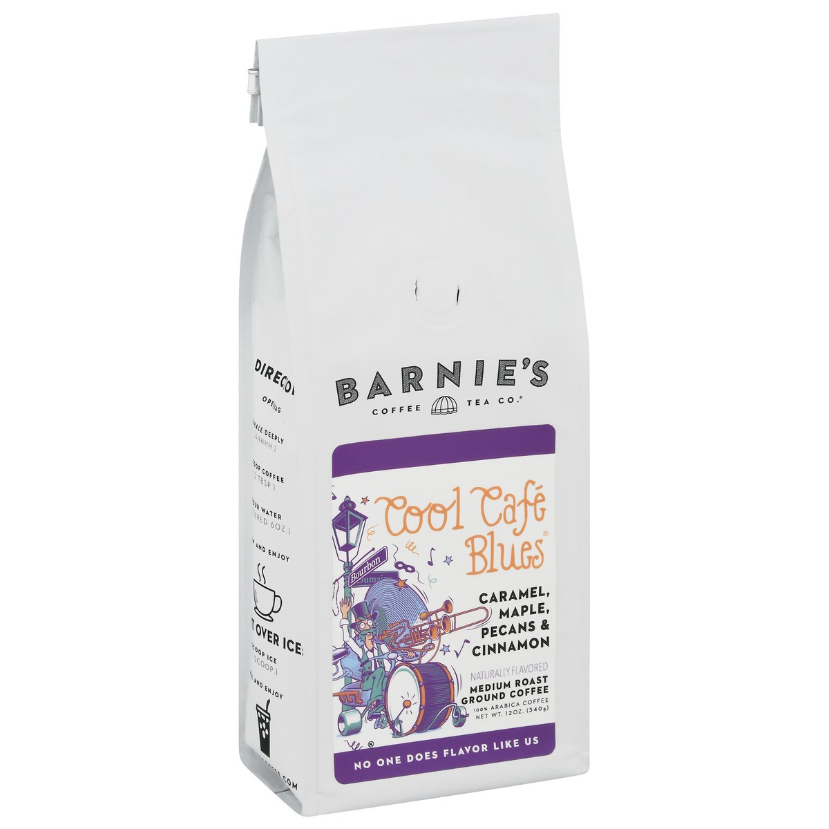 slide 7 of 9, Barnie's Coffee & Tea Co. Medium Roast Ground Cool Cafe Blues Coffee - 12 oz, 12 oz