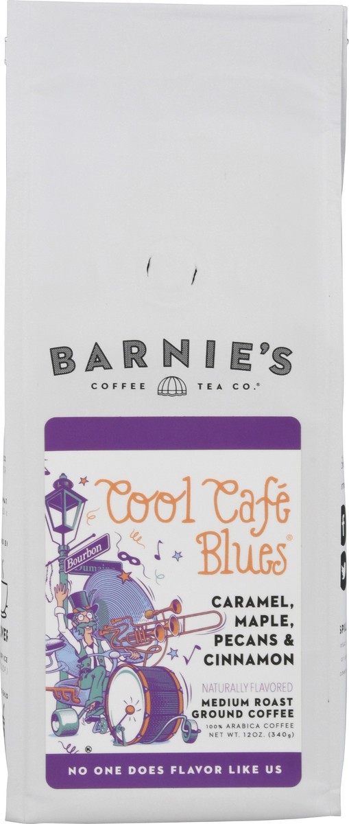 slide 5 of 9, Barnie's Coffee & Tea Co. Medium Roast Ground Cool Cafe Blues Coffee - 12 oz, 12 oz