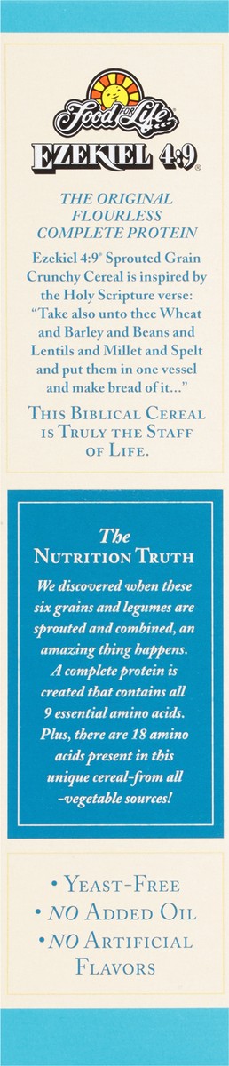 slide 5 of 9, Ezekiel 4:9 Low Sodium Sprouted Crunchy Cereal 16 oz, 16 oz