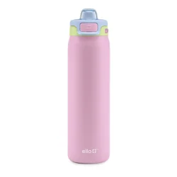Ello Pop & Fill 22oz Stainless Steel Water Bottle - Rosy Skyline