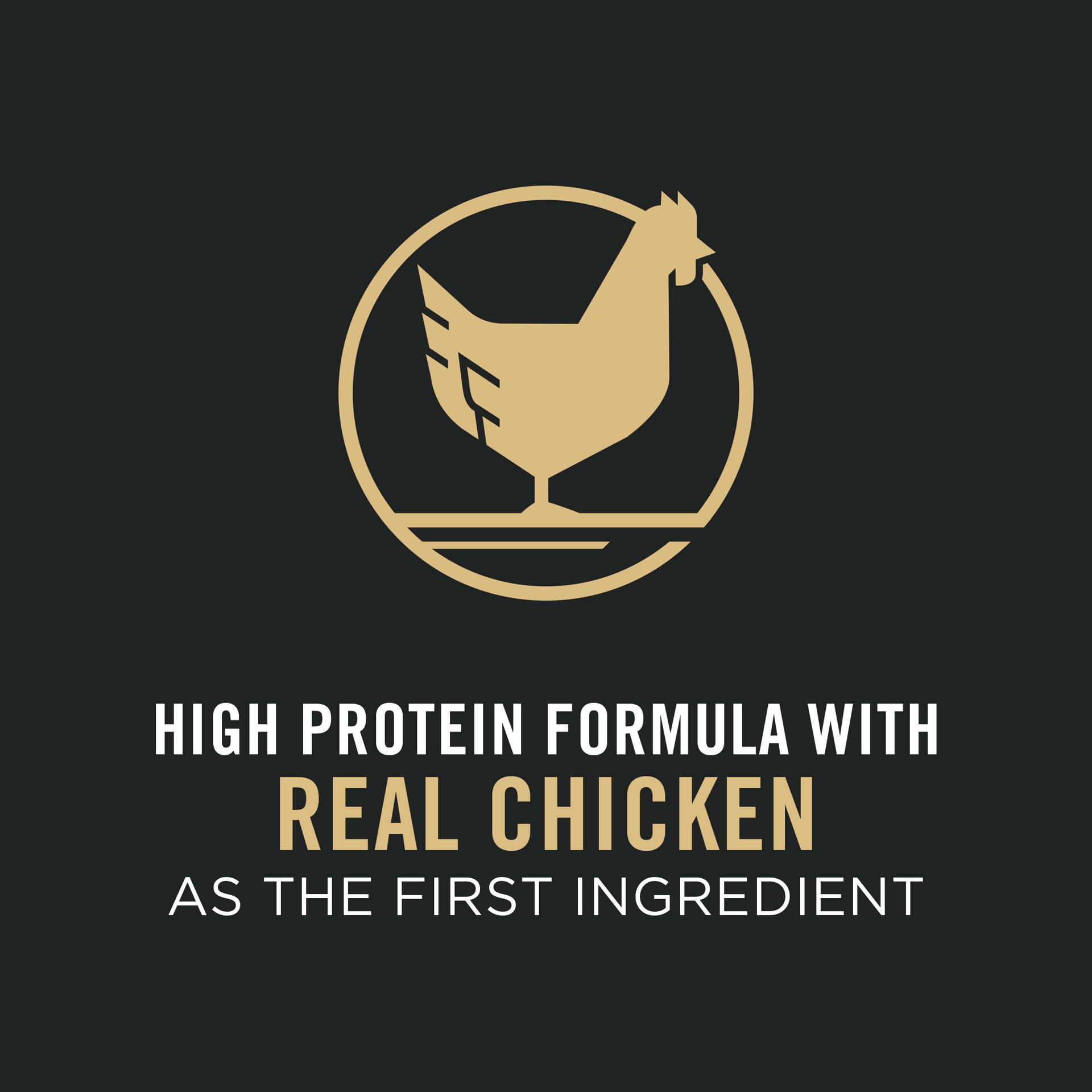 slide 4 of 8, Pro Plan Purina Pro Plan Giant Breed High Protein Dog Food Dry Chicken and Rice Formula, 34 lb