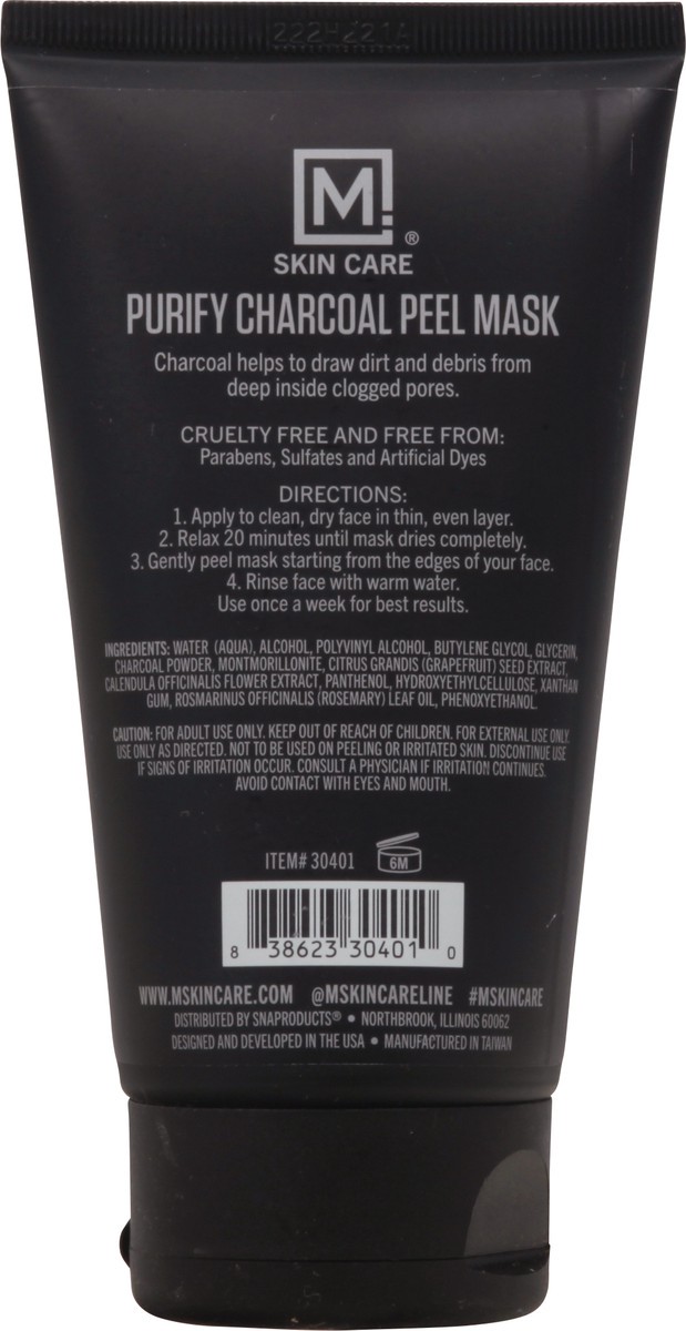 slide 9 of 9, M Skin Care Purify Charcoal Peel Mask 4.2 fl oz, 4.2 fl oz