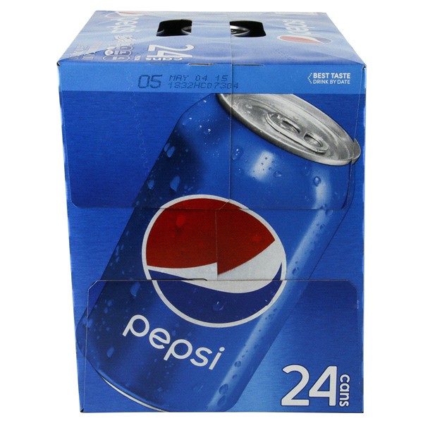 slide 20 of 21, Pepsi Soda Cola 12 Fl Oz, 24 Count, 24 ct; 12 fl oz