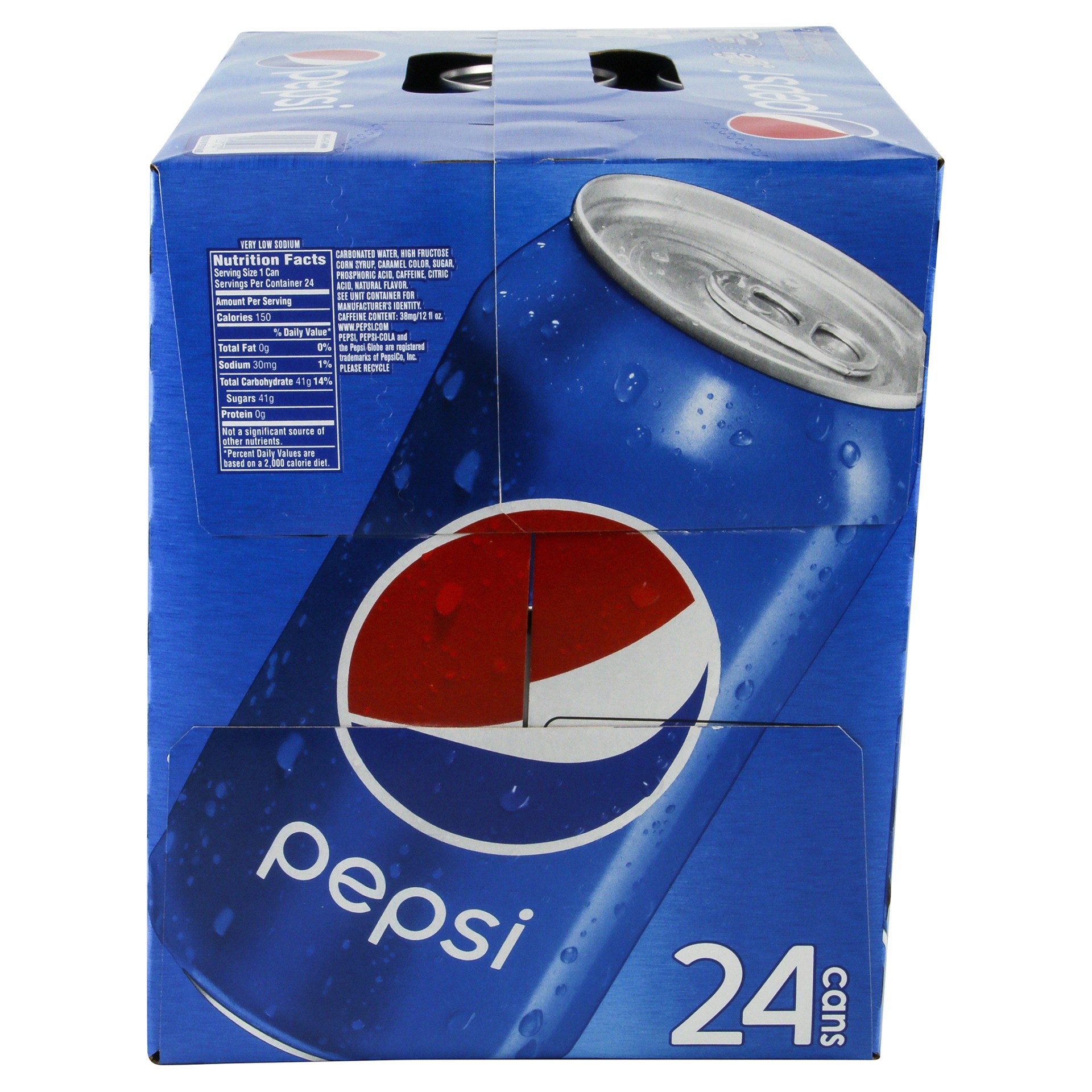 slide 18 of 21, Pepsi Soda Cola 12 Fl Oz, 24 Count, 24 ct; 12 fl oz