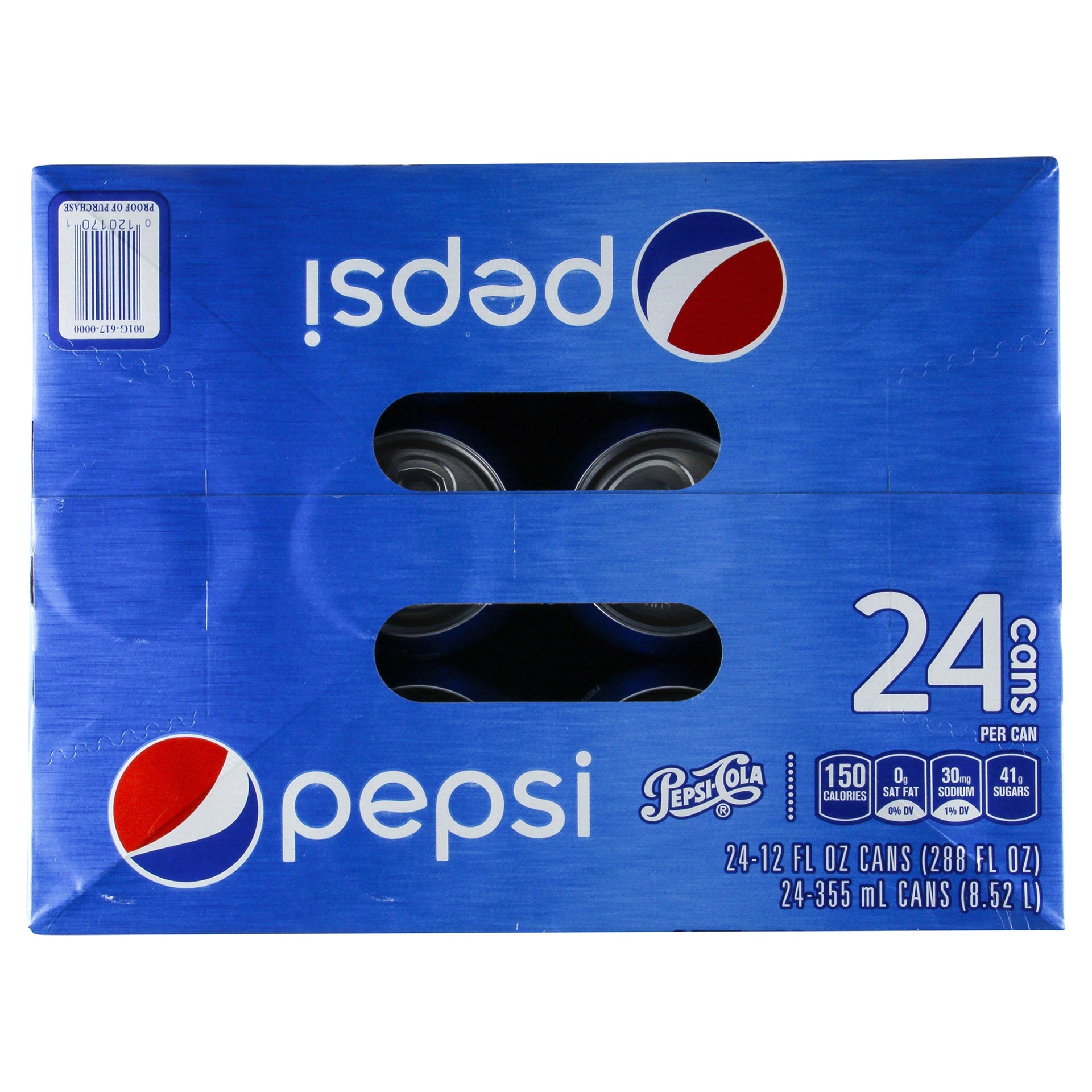 slide 9 of 21, Pepsi Soda Cola 12 Fl Oz, 24 Count, 24 ct; 12 fl oz