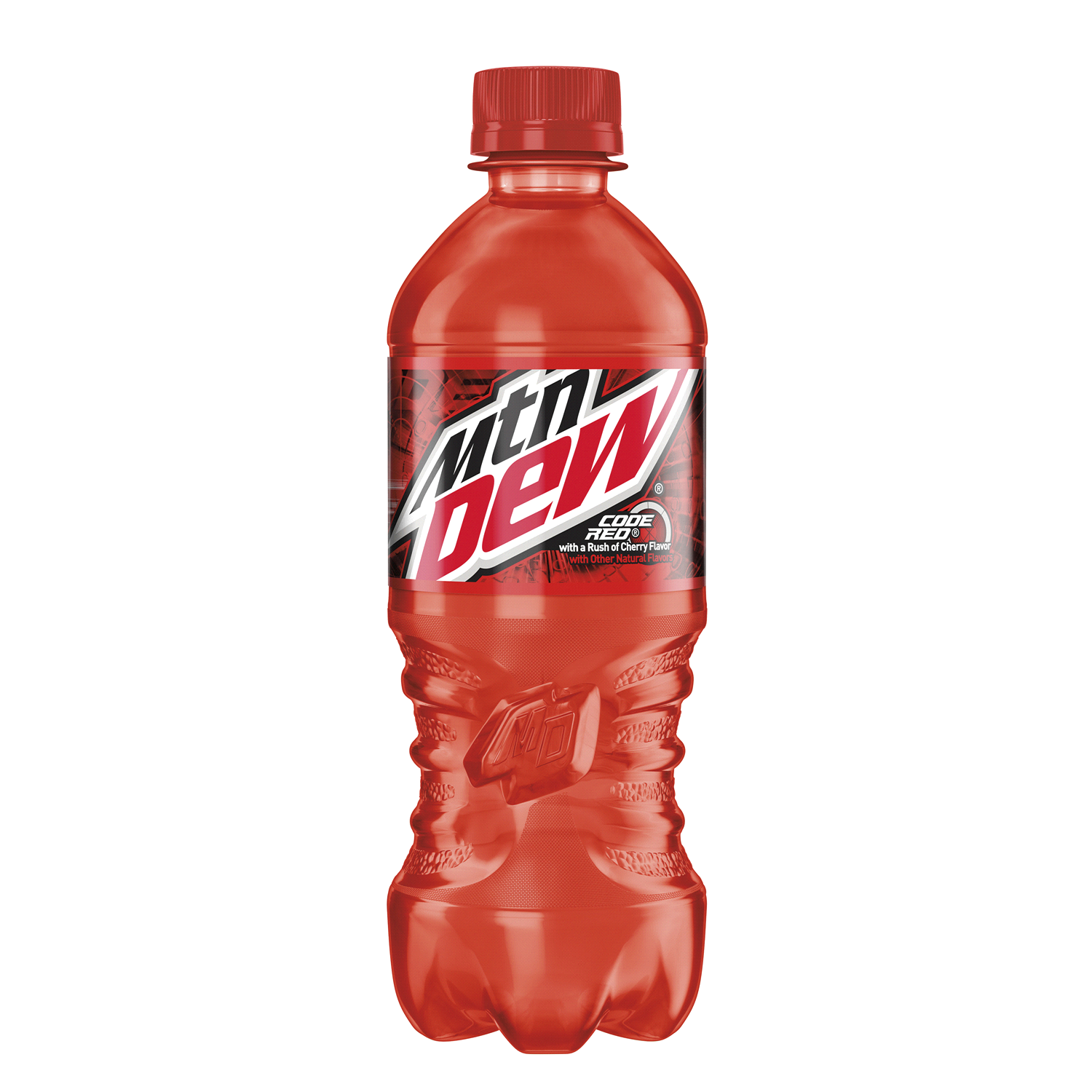 slide 1 of 2, Mountain Dew Code Red Soda Cherry 20 Fl Oz, 20 fl oz