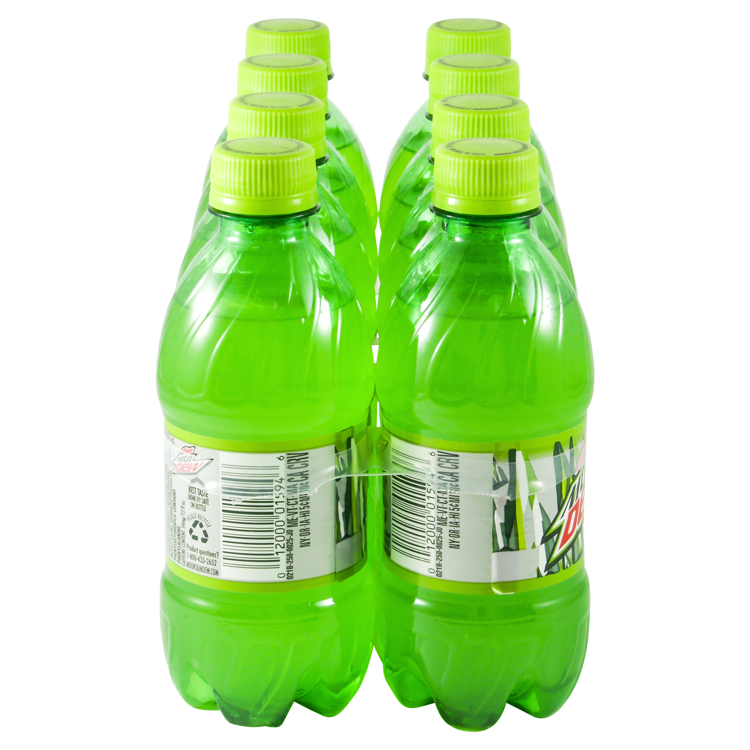 slide 2 of 3, Diet Mountain Dew Diet Soda 8pk, 8 ct; 12 oz