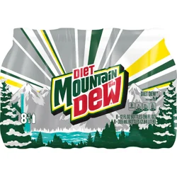 Diet Mountain Dew Diet Soda Citrus 12 Fl Oz, 8 Count