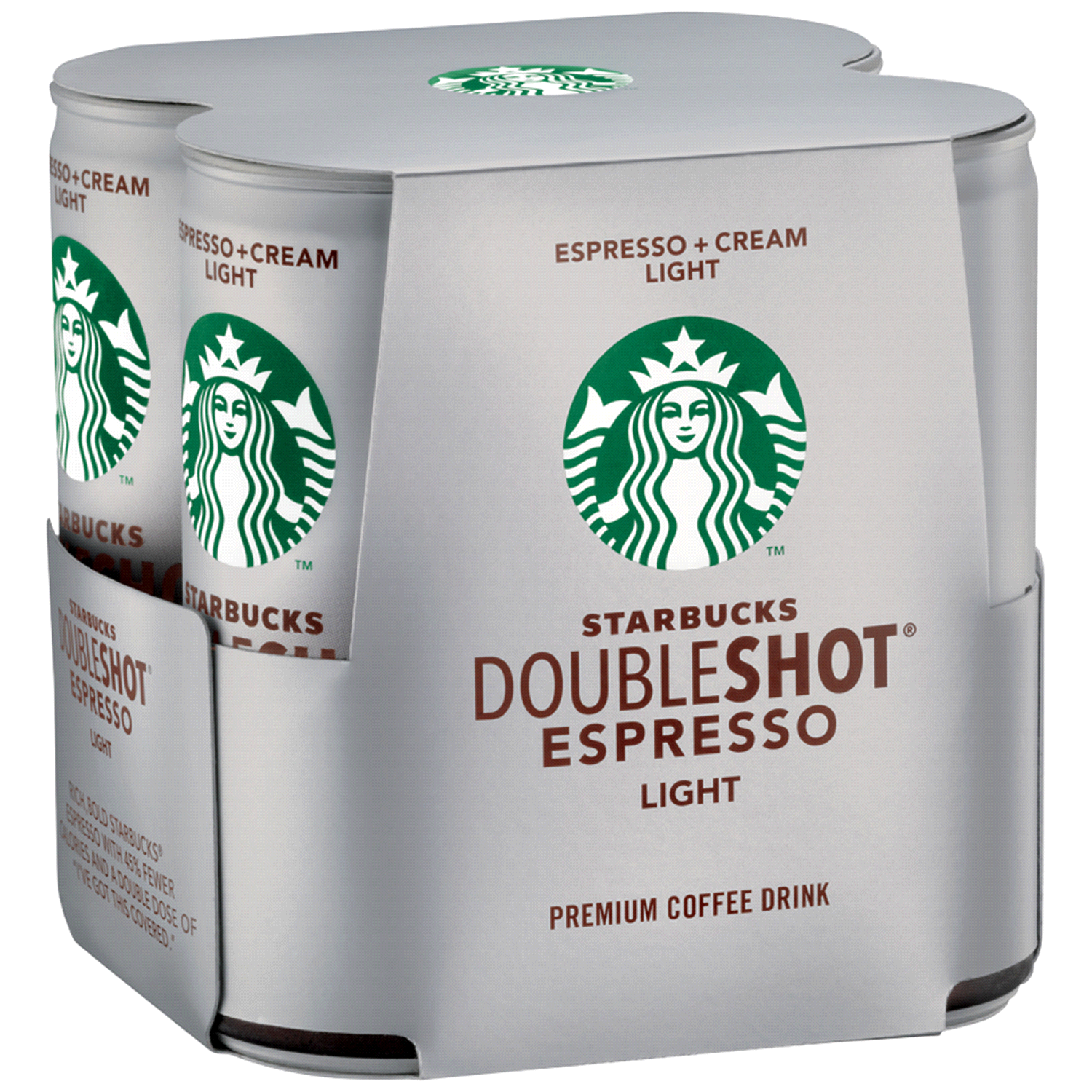 slide 1 of 1, Starbucks Premium Espresso Beverage Espresso & Cream Light 6.5 Fl Oz 4 Count, 4 ct; 6.5 fl oz