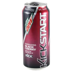 Mountain Dew Sparkling Juice Beverage , Energizing Black Cherry Flavored