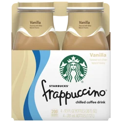 Starbucks Frappuccino Vanilla Coffee- 4ct; 9.5 oz