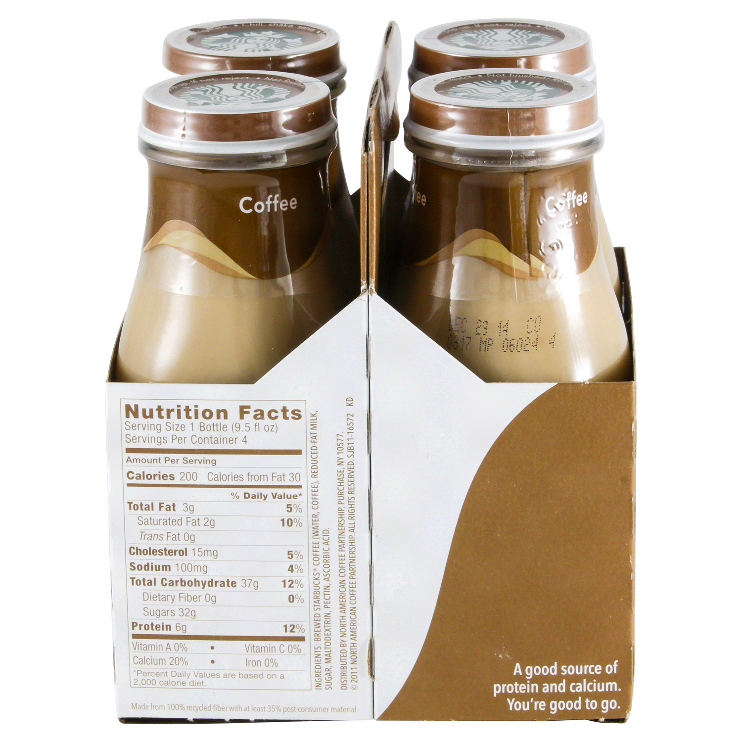 slide 2 of 3, Starbucks Frappuccino Chilled Coffee Drink Coffee 9.5 Fl Oz 4 Count Bottle, 4 ct; 9.5 fl oz