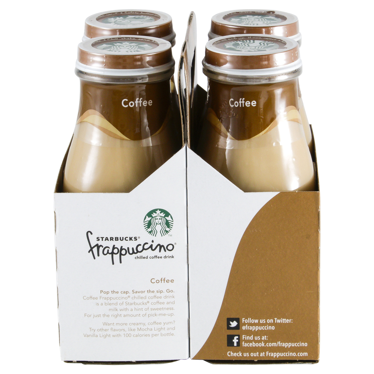 slide 3 of 3, Starbucks Frappuccino Chilled Coffee Drink Coffee 9.5 Fl Oz 4 Count Bottle, 4 ct; 9.5 fl oz