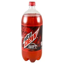 Mountain Dew Code Red DEW With A Rush Of Cherry- 2 liter