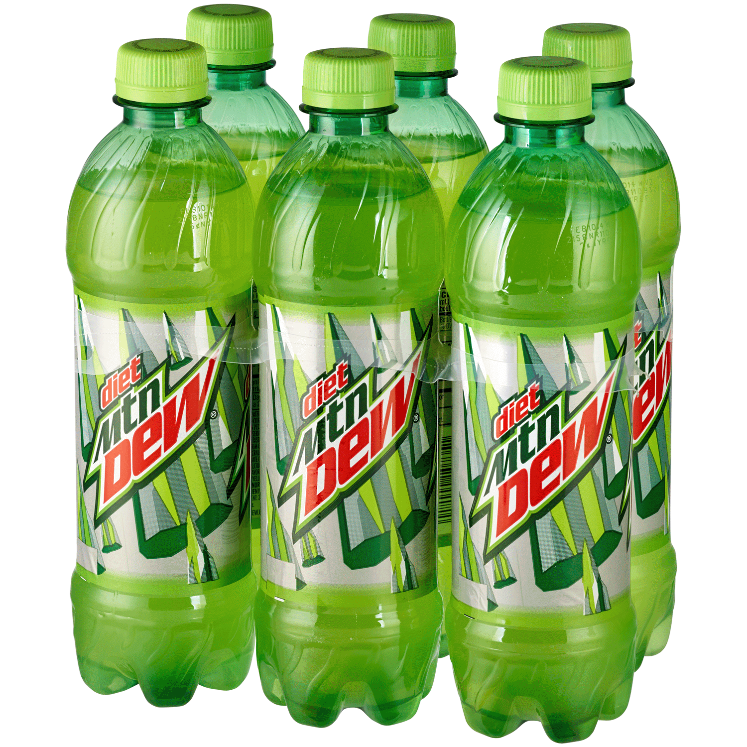 slide 1 of 1, Diet Mountain Dew Zero Sugar Soda Bottles, 6 ct; 16.9 fl oz