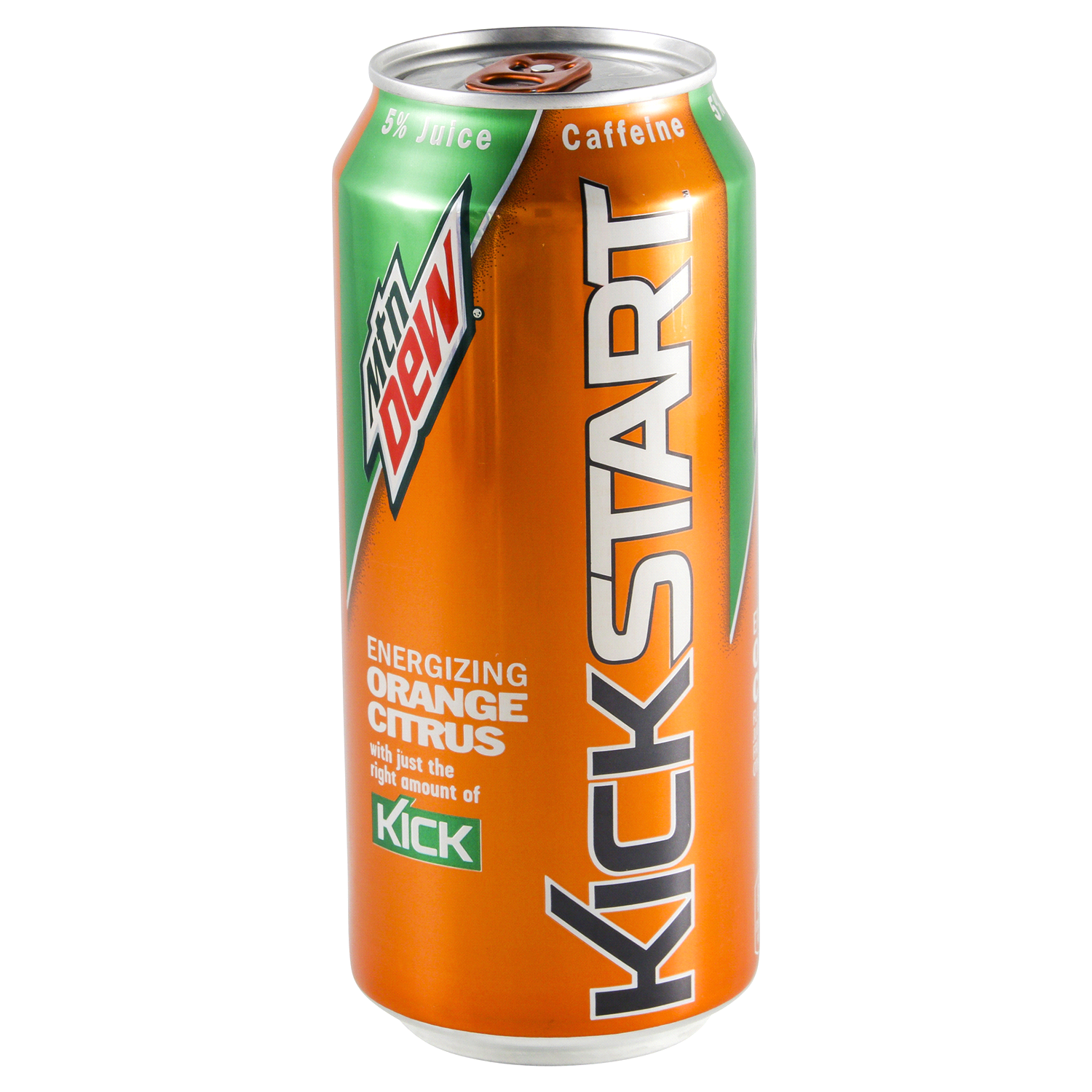 slide 1 of 3, Mountain Dew Kickstart Flavored Juice Drink Energizing Orange Citrus 16 Fl Oz, 16 fl oz