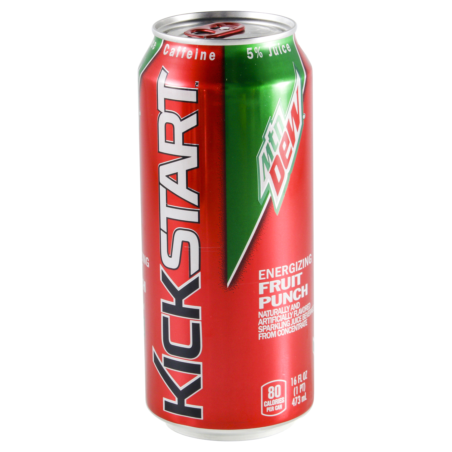 slide 3 of 3, Mountain Dew Kickstart Soda Energizing Fruit Punch 16 Fl Oz, 16 fl oz
