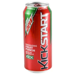 Mountain Dew Kickstart Soda Energizing Fruit Punch 16 Fl Oz