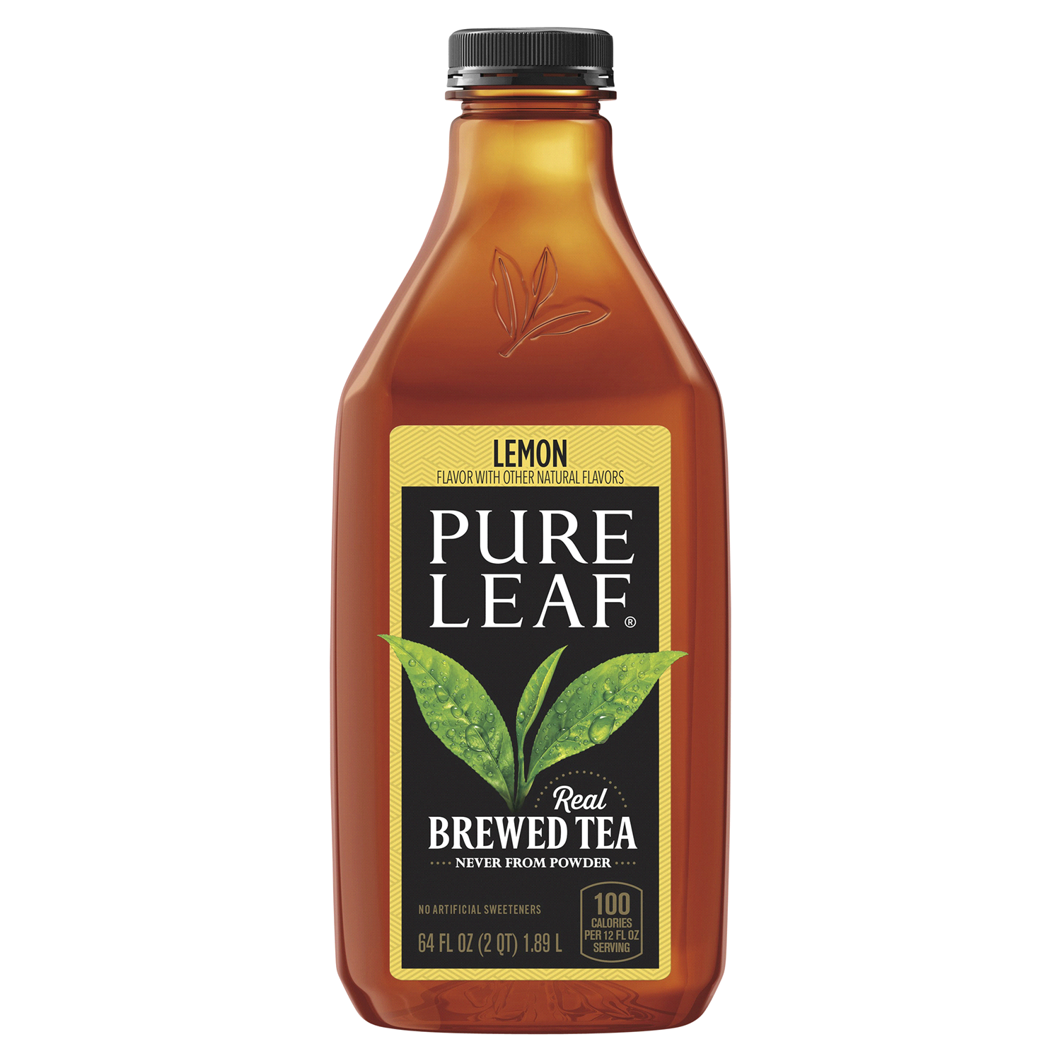 slide 1 of 2, Pure Leaf Brewed Tea, Lemon, Real, 64 fl oz