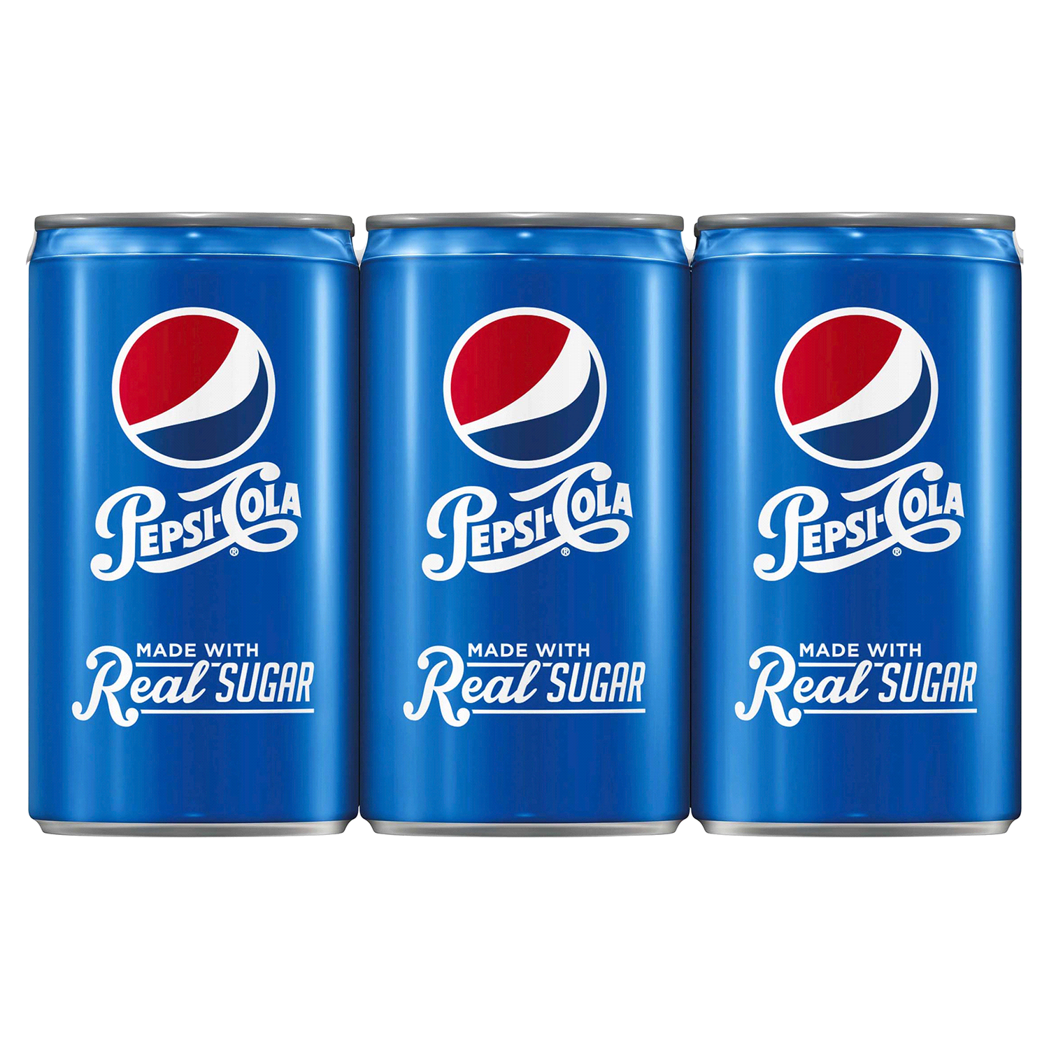 slide 1 of 2, Pepsi Cola with Real Sugar 7.5 Fluid Ounce Aluminum Can, 7.5 fl oz