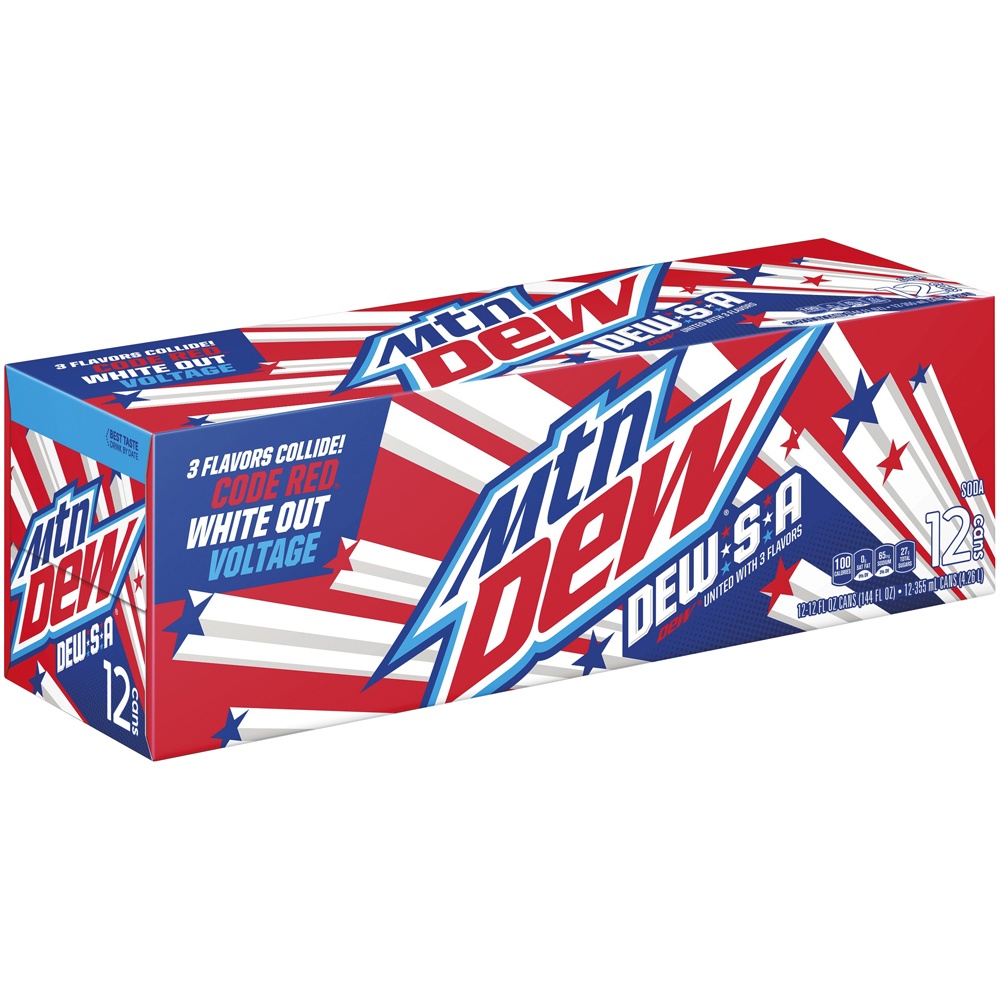 slide 3 of 4, Mountain Dew Dew-S-A, 12 ct; 12 fl oz