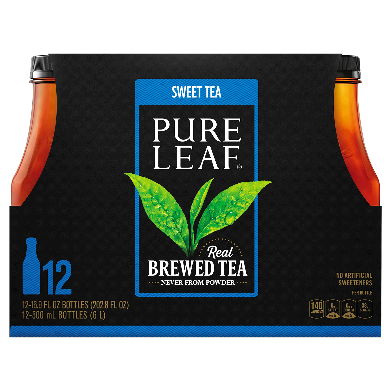 slide 1 of 2, Pure Leaf Brewed Tea, Sweet Tea, 12 ct; 16.9 oz