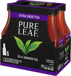 Pure Leaf Real Brewed Tea Extra Sweet Tea 16.9 Fl Oz 6 Count
