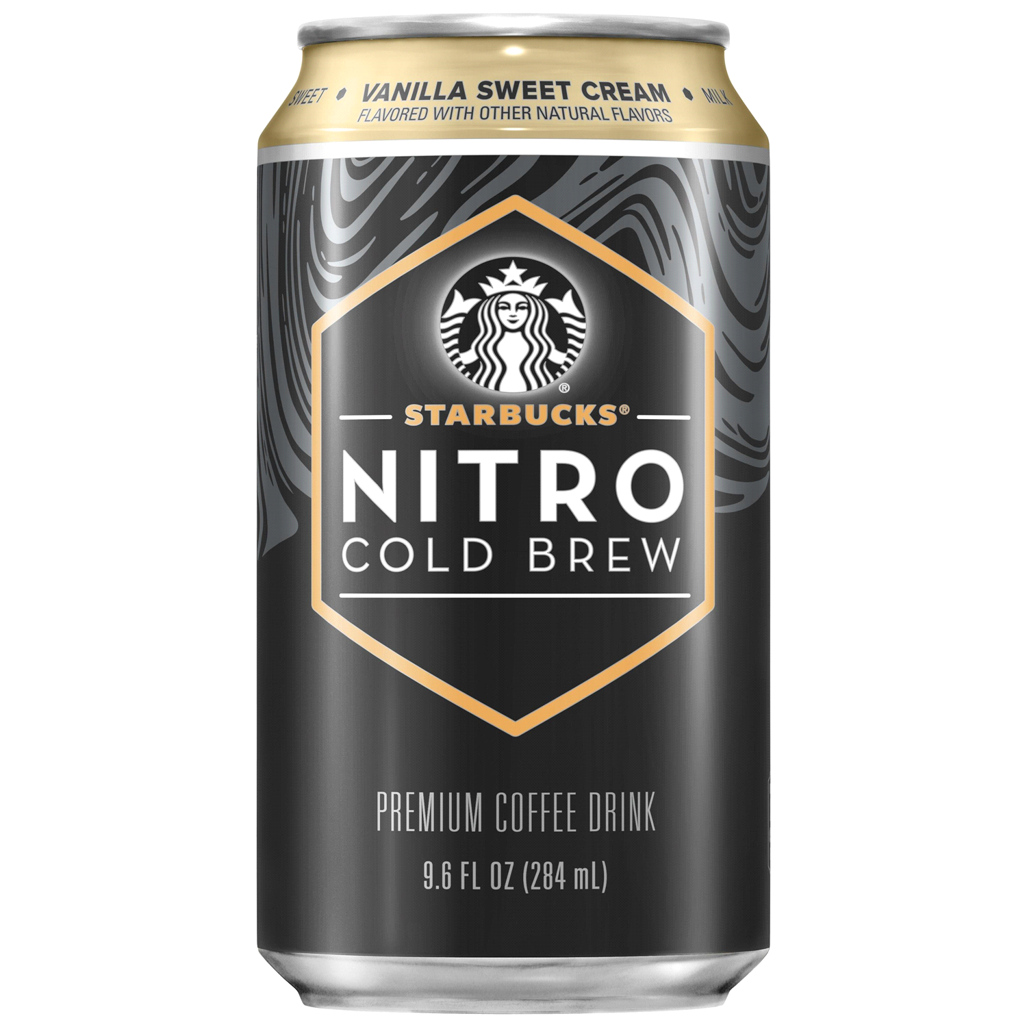 slide 2 of 2, Starbucks Nitro Cold Brew Premium Coffee Drink Vanilla Sweet Cream Flavored - 9.6 fl oz, 9.6 fl oz