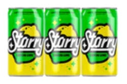 Starry Lemon Lime Soda, Caffeine Free, Mini Cans