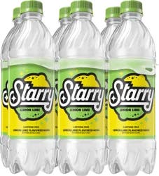 Starry Lemon Lime Soda, Caffeine Free - 6 ct