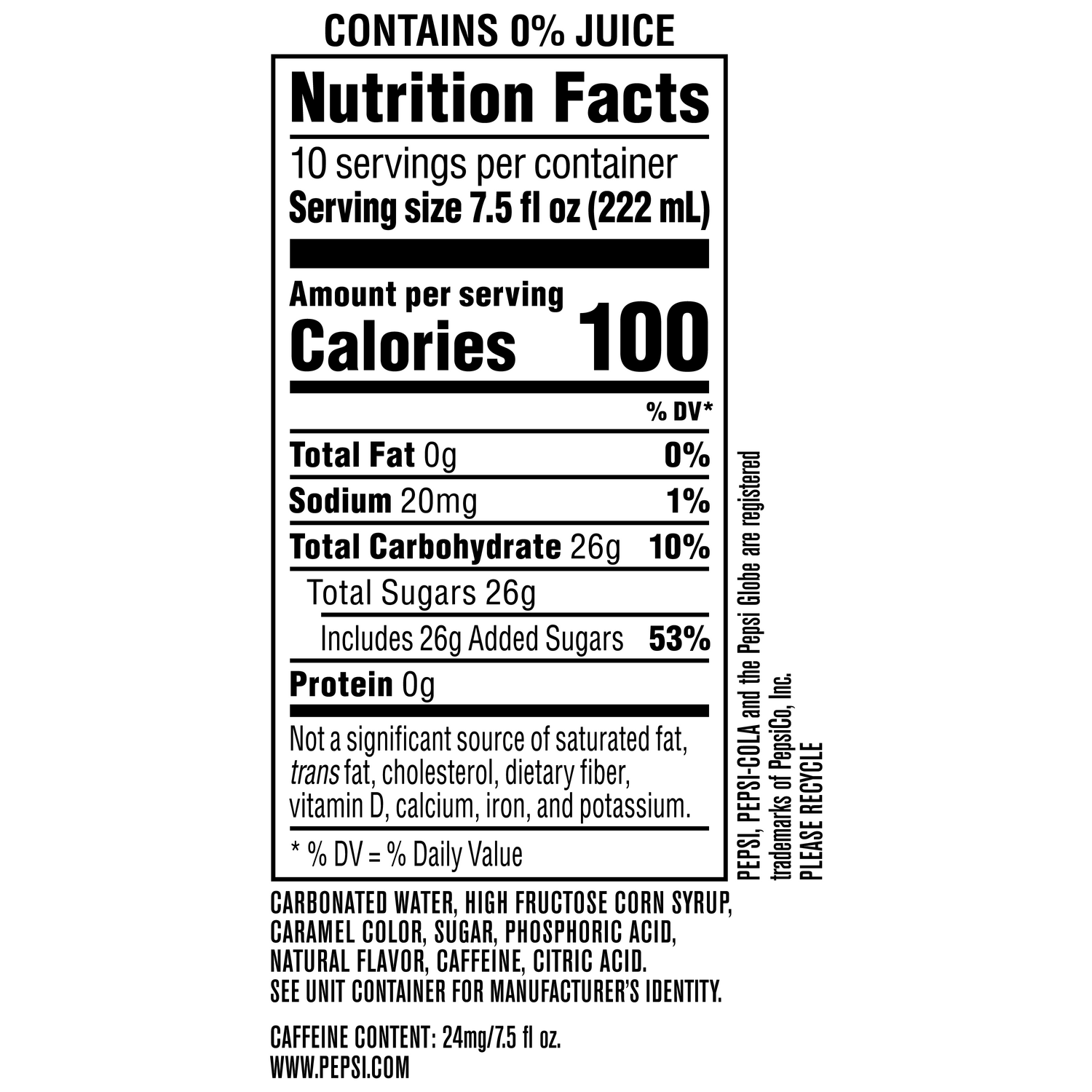 slide 2 of 3, Pepsi Soda, Wild Cherry, Mini - 10 ct, 10 ct; 7.5 oz