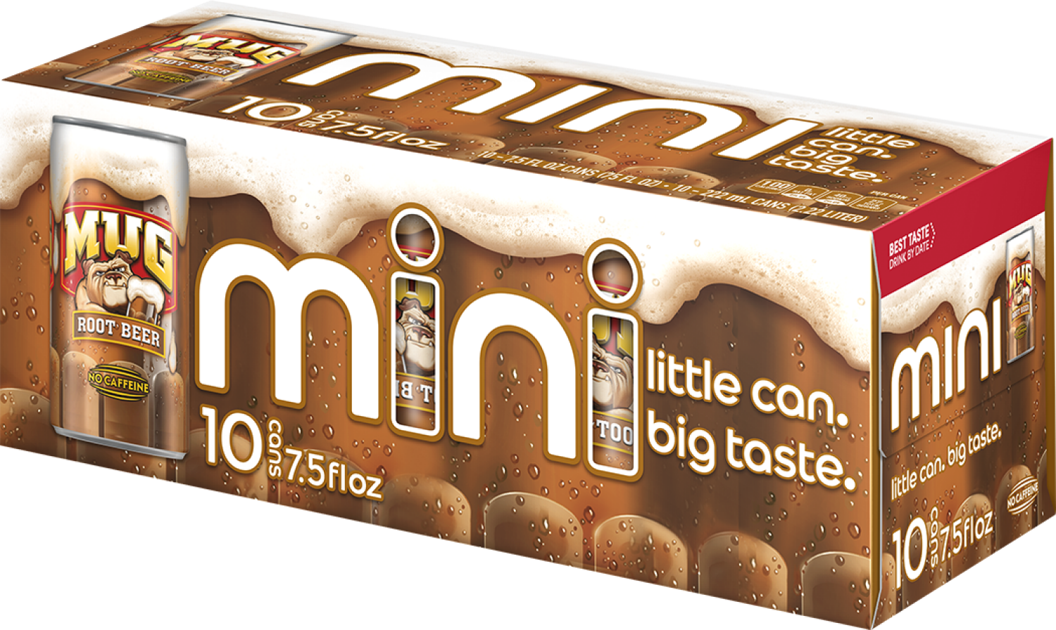 slide 2 of 2, Mug Soda Root Beer - 10 ct, 10 ct; 7.5 oz