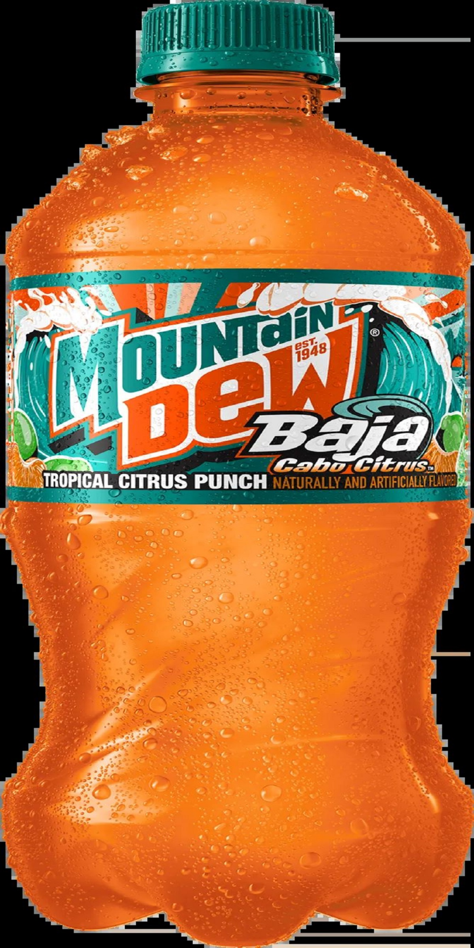 slide 1 of 1, Mountain Dew Baja Cabo Citrus Dew Tropical Citrus Punch 20 Fl Oz, 20 fl oz