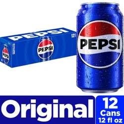 Pepsi Soda Cola - 12 ct; 12 oz