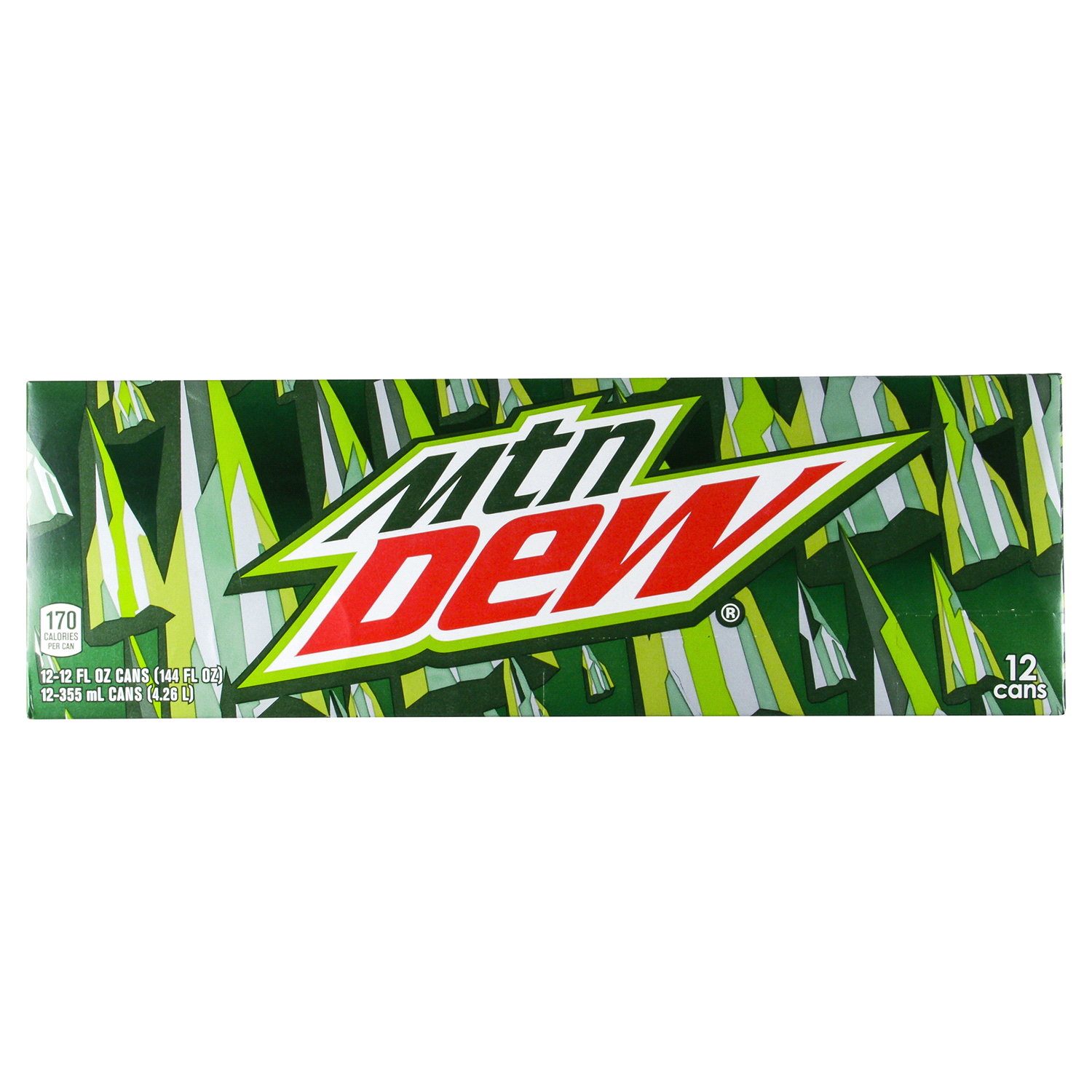 slide 4 of 4, Mountain Dew Soda Citrus 12 Fl Oz, 12 Count, 12 ct