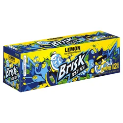 Brisk Iced Tea Lemon 12 Fl Oz 12 Count