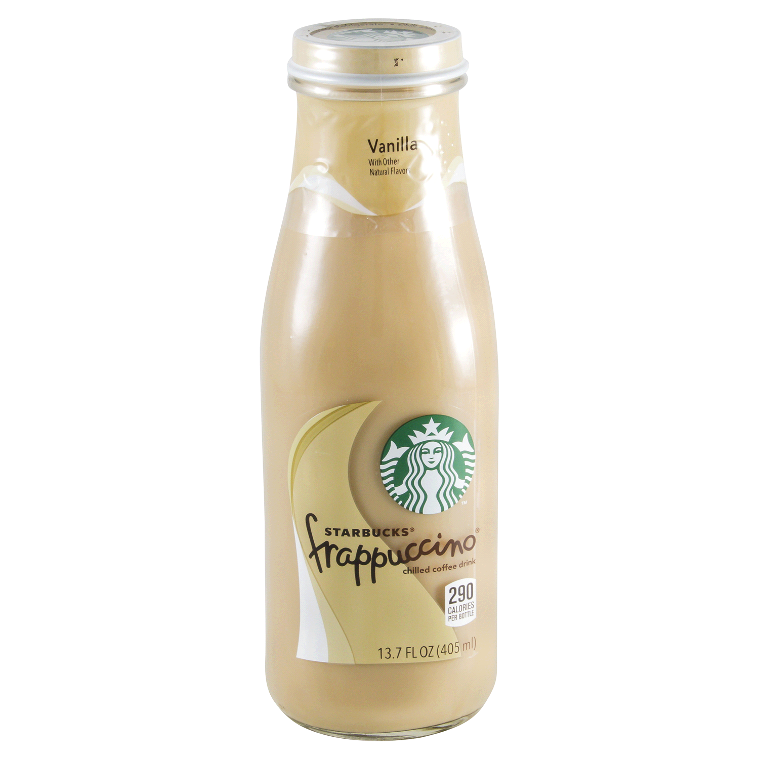 slide 1 of 2, Starbucks Frappuccino Chilled Coffee Drink Vanilla Flavored 13.7 Fl Oz Bottle, 13.7 fl oz