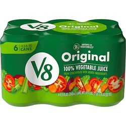 V8 Original 100% Vegetable Juice - 6-11.5 Fl. Oz.