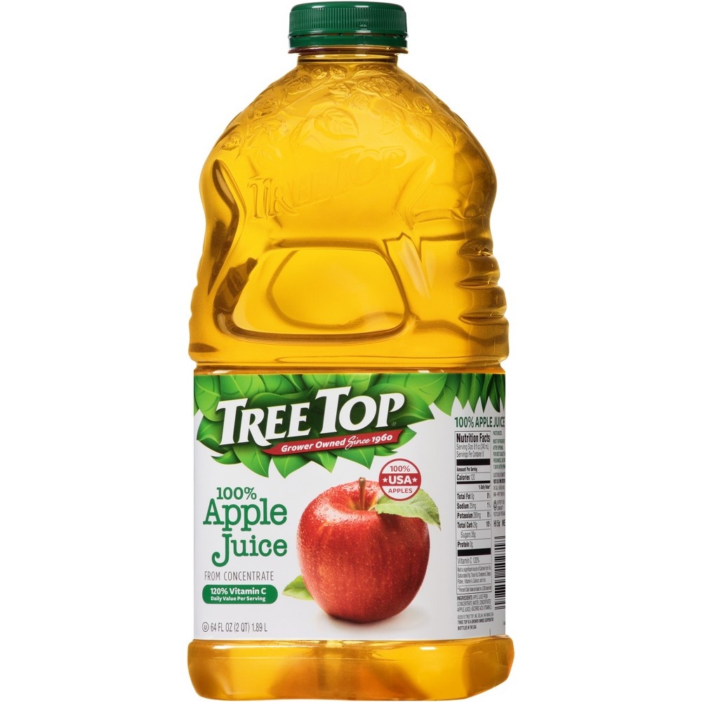 slide 3 of 3, Tree Top 100% Apple Juice - 64 fl oz Bottle, 