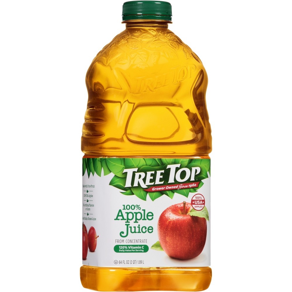 slide 2 of 3, Tree Top 100% Apple Juice - 64 fl oz Bottle, 