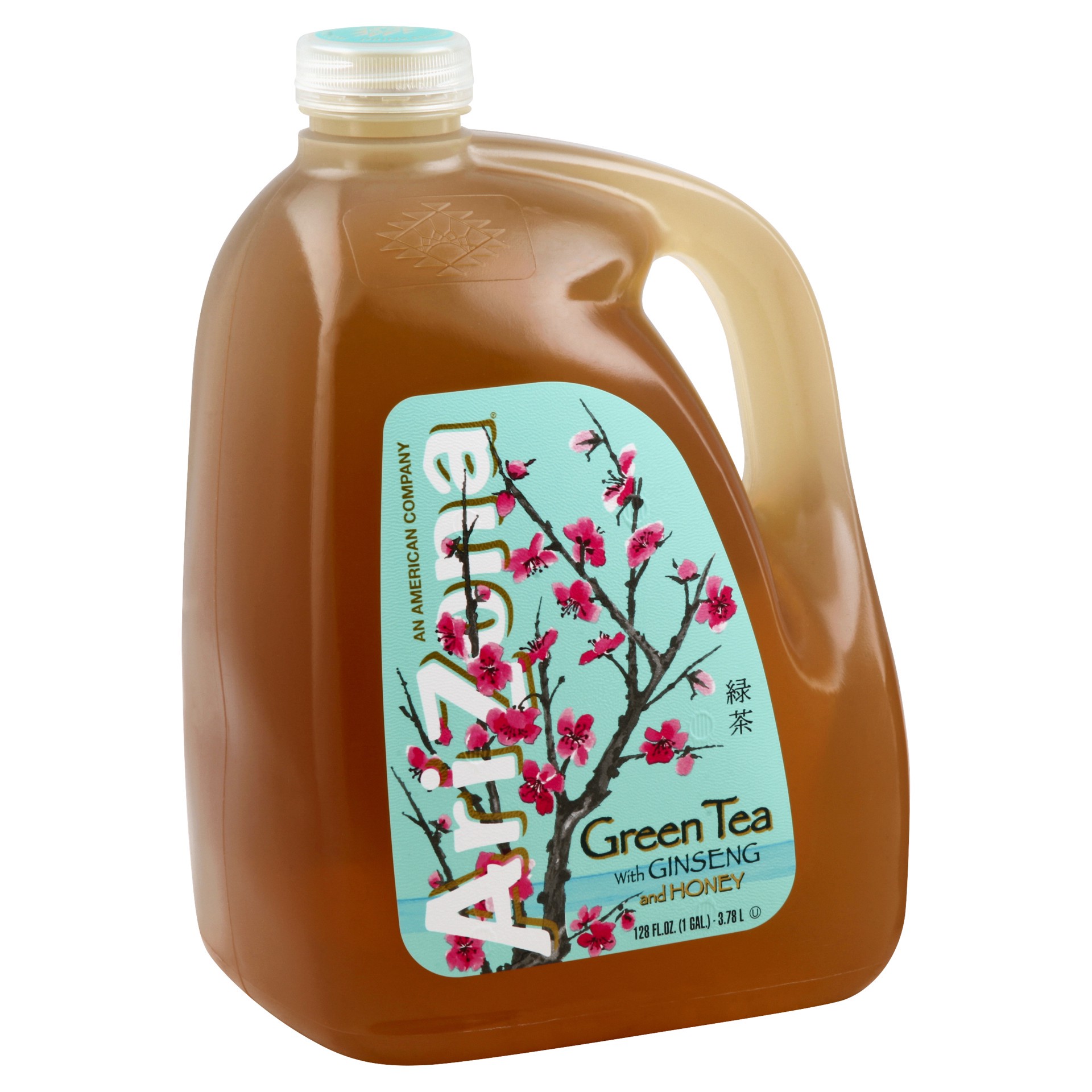 slide 3 of 4, Arizona Green Tea With Ginseng And Honey - 128 Fl. Oz., 128 fl oz