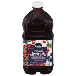 Signature Select Juice Cranberry & Concord Grape - 64 Fl. Oz.
