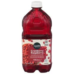 Signature Select Juice Cocktail Cranberry Raspberry - 64 Fl. Oz.