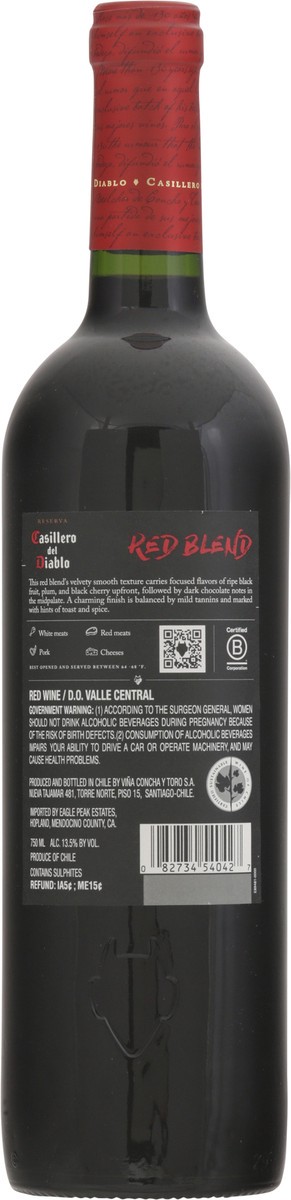 slide 10 of 11, Casillero del Diablo Red Blend, 750 ml