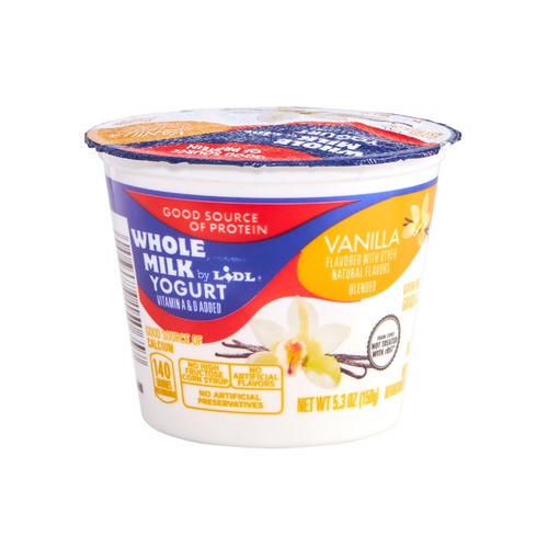 slide 1 of 1, whole milk yogurt, vanilla, 5.3 oz