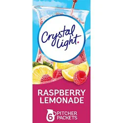 Crystal Light Raspberry Lemonade Artificially Flavored Powdered Drink Mix - 6 Count