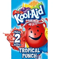 Kool-Aid Unsweetened Tropical Punch Powdered Drink Mix - 0.16 Oz